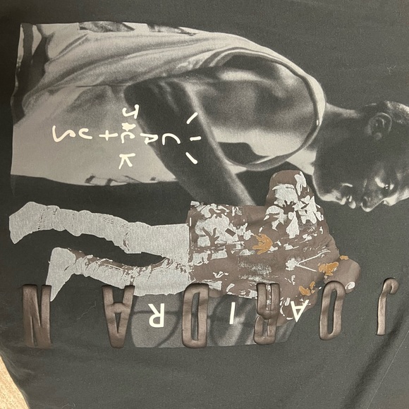 Travis Scott Jordan t-shirt sz XL mens - Picture 5 of 7
